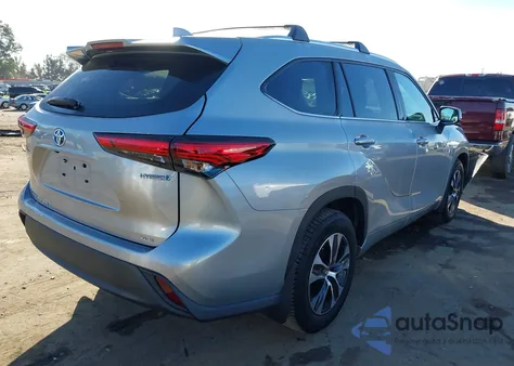 2021 Toyota Highlander Hybrid Xle from USA, damaged, VIN 5TDGARAH6MS505550